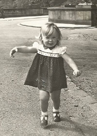 Gillian Purvis as a Toddler